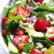 Strawberry Kale Salad Recipe Page