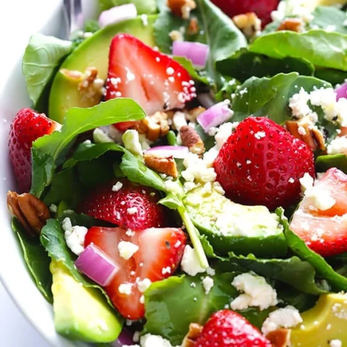 Strawberry Kale Salad Image