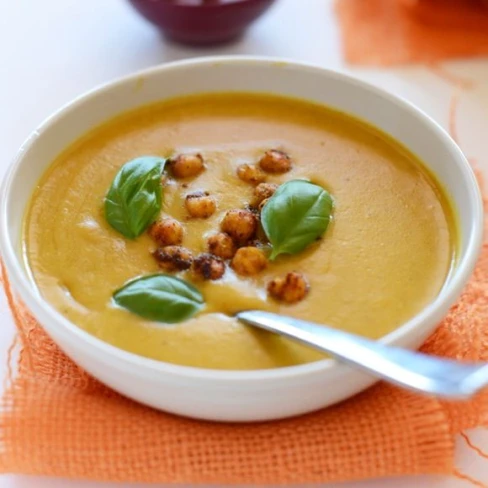 Sweet Potato Coconut Curry Soup Image