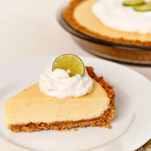 Perfect Key Lime Pie With Coconut Rum Whipped Cream Image