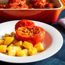 Pomodori al Riso (Roman Rice-Stuffed Tomatoes) Recipe Page