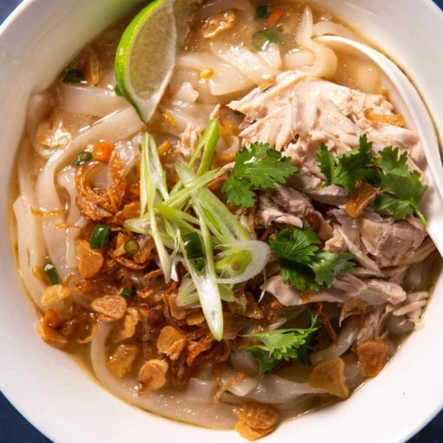 Khao Piak Sen (Lao Chicken Noodle Soup) Recipe Image