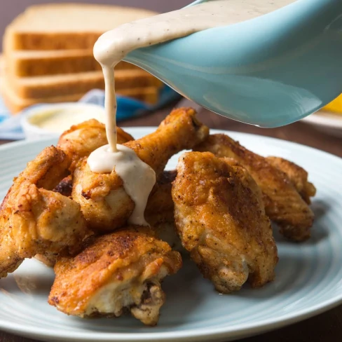 Maryland Fried Chicken With White Gravy Recipe Image