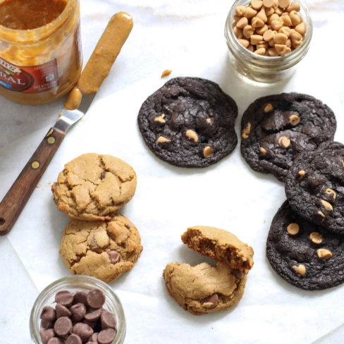 Gluten-Free Chocolate Chip Peanut Butter Cookies Recipe Image