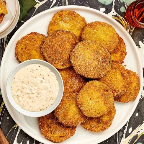 These Super-Crunchy Fried Green Tomatoes Bring Me Back to My Southern Childhood Image