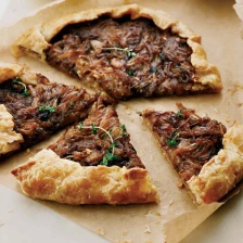 Free-Form Onion Tart Recipe Page