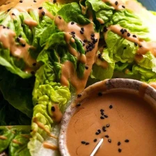 Spicy Joint&#039;s Creamy Sesame Sauce with Lettuce Salad Recipe Page