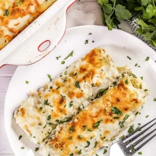 Green Chile Chicken Enchiladas Recipe Page