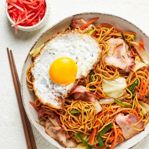 Feel-Good Eggs and Bacon Yakisoba Noodles | Marion&#039;s Kitchen Image