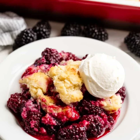 Old Fashioned Blackberry Cobbler Image