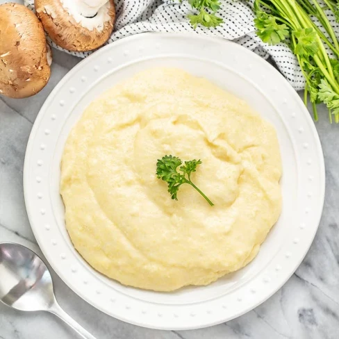 Creamy Cheddar Parmesan Polenta Image