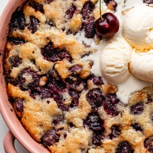 Easy Cherry Cobbler Image