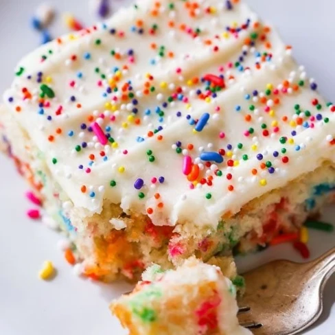 Funfetti Sheet Cake Image