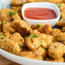Baked Parmesan Chicken Nuggets Recipe Page
