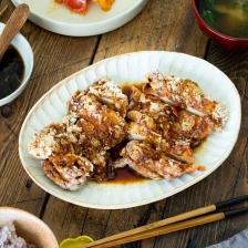 Fried Chicken with Scallion Soy Sauce (Yurinchi) Recipe Page