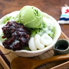 Ujikintoki (Matcha Shaved Ice) Recipe Page