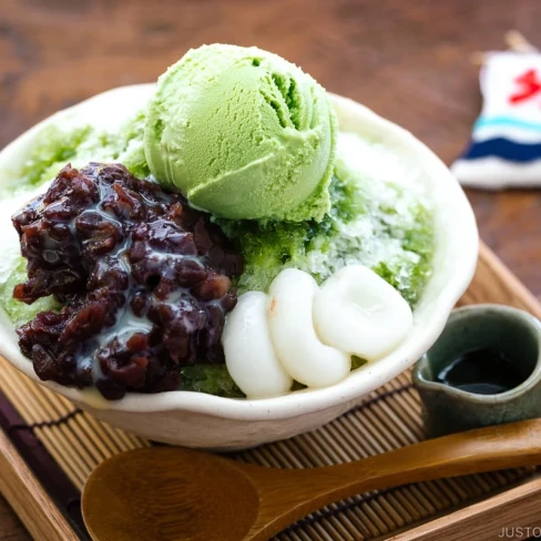 Ujikintoki (Matcha Shaved Ice) Image