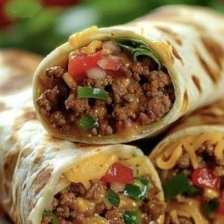 Nacho Cheese Beef Wrap Recipe Page