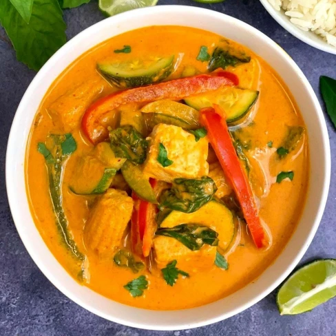 Thai Red Curry With Vegetables - Instant Pot &amp; Stovetop Image