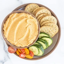 Easy Carrot Hummus Recipe Page