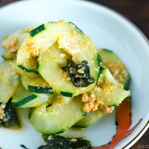 Japanese Cucumber Salad with Sesame Soy Vinaigrette Image