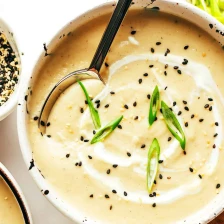 Sesame Ginger Roasted Cauliflower Soup Recipe Page