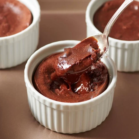 Flourless Chocolate Lava Cakes Recipe Image