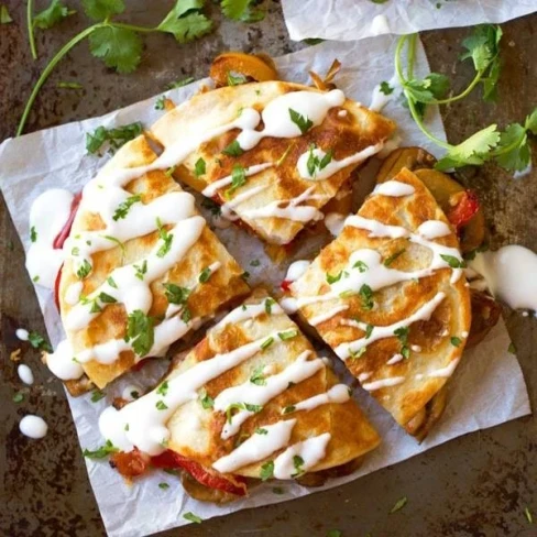 Smoked Gouda Mushroom Quesadillas Image