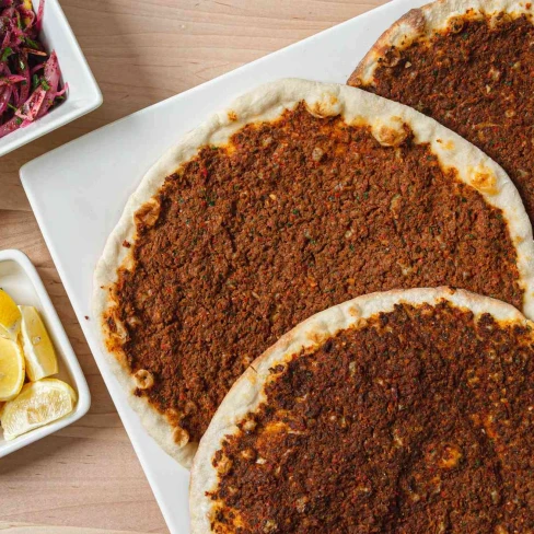 Lahmajun (Armenian Flatbread With Spiced Lamb) Image