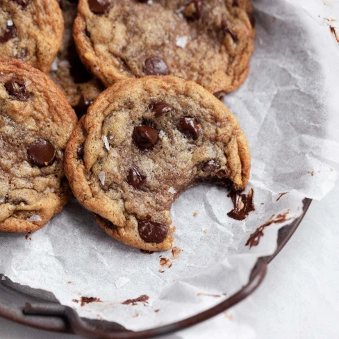 Soft And Chewy Banana Chocolate Chip Cookies Image