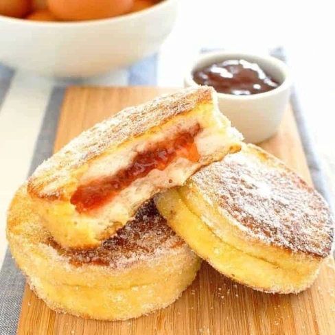 Jam Jelly Doughnut French Toast Image