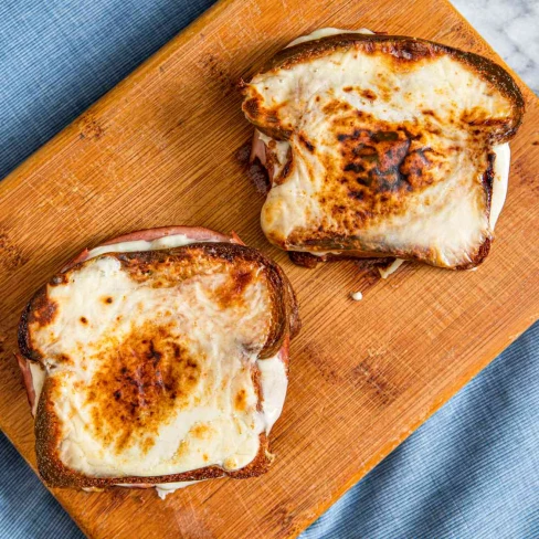 Cheesy, Gooey Croques Monsieurs Image