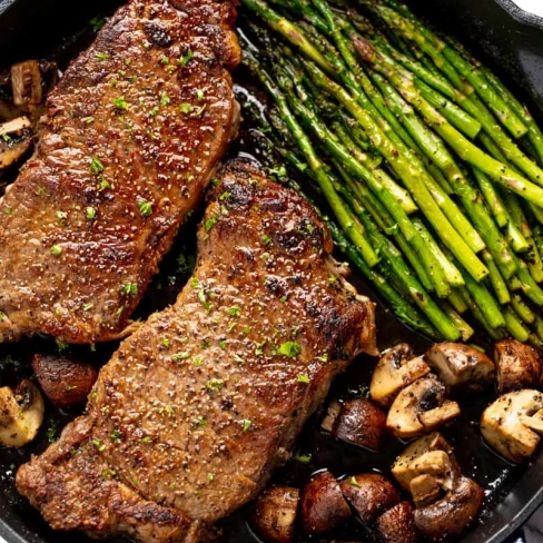 Skillet Steak Dinner Image