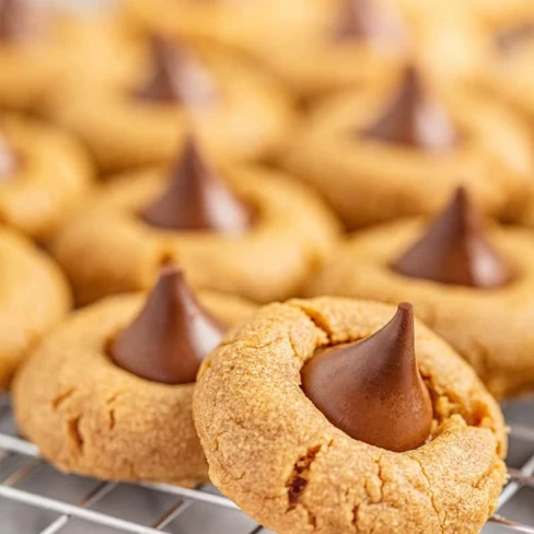 6 Ingredient Peanut Butter Kiss Cookies Image