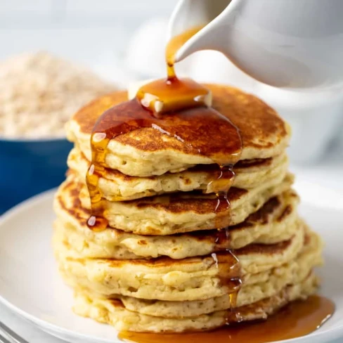 Easy Oatmeal Pancakes Image