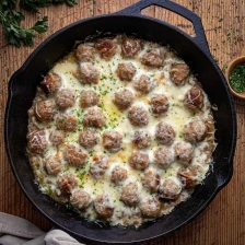 French Onion Meatballs Recipe Page