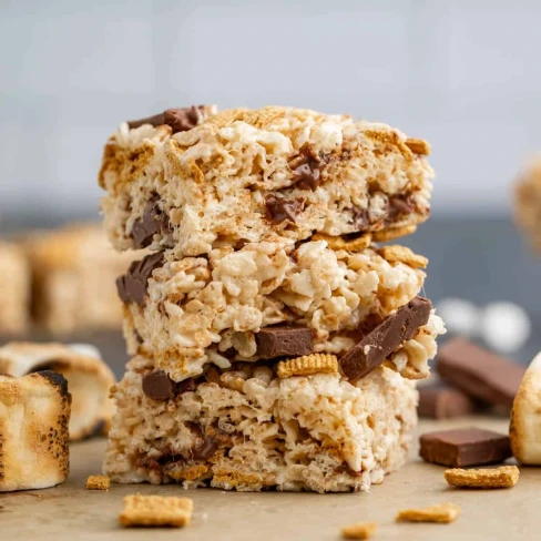 Smores Rice Krispie Treats Image