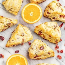 Cranberry Orange Scones Recipe Page