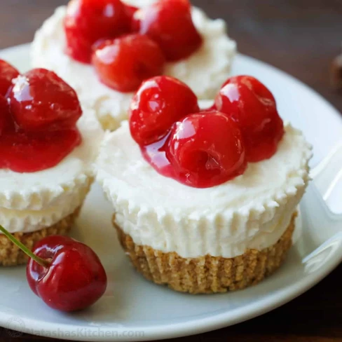 No Bake Mini Cheesecakes Recipe (VIDEO) Image