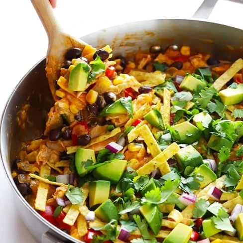 Easy Chicken Enchilada Skillet Image