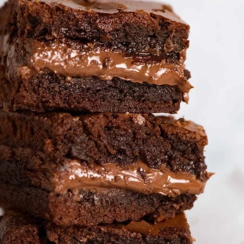 Outrageous Nutella Brownies Image