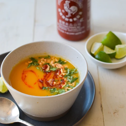 Thai-Inspired Butternut Squash Soup with Coconut Milk Image