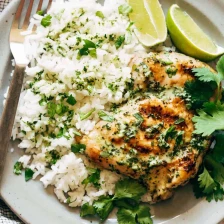 Coconut Lime Grilled Chicken And Rice Recipe Page