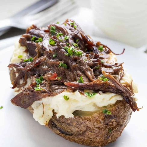 Pot Roast Twice Baked Potato Image