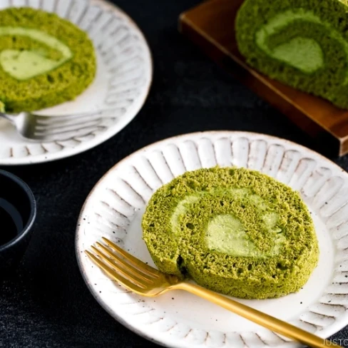 Matcha Swiss Roll (Roll Cake) Image