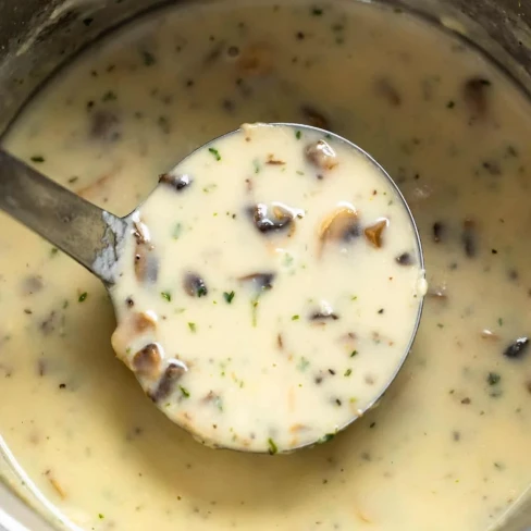 Homemade Cream of Mushroom Soup Image