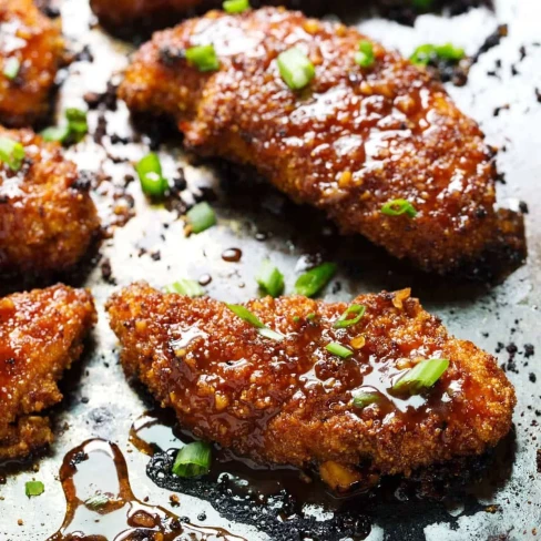 Sticky Garlic Chicken and Broccoli Image