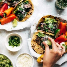 Rockin&#039; Chimichurri Steak Tacos Recipe Page