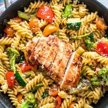 Easy Chicken Pasta Primavera Recipe Page