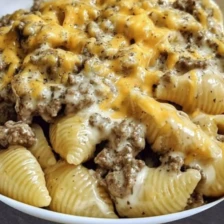 Crockpot Cheesy Ranch Beef Pasta Shells Recipe Page